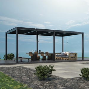 Hliníková bioklimatická pergola s lamelami 5.8 x 4 M